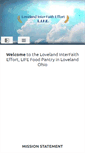 Mobile Screenshot of lovelandlifefoodpantry.org